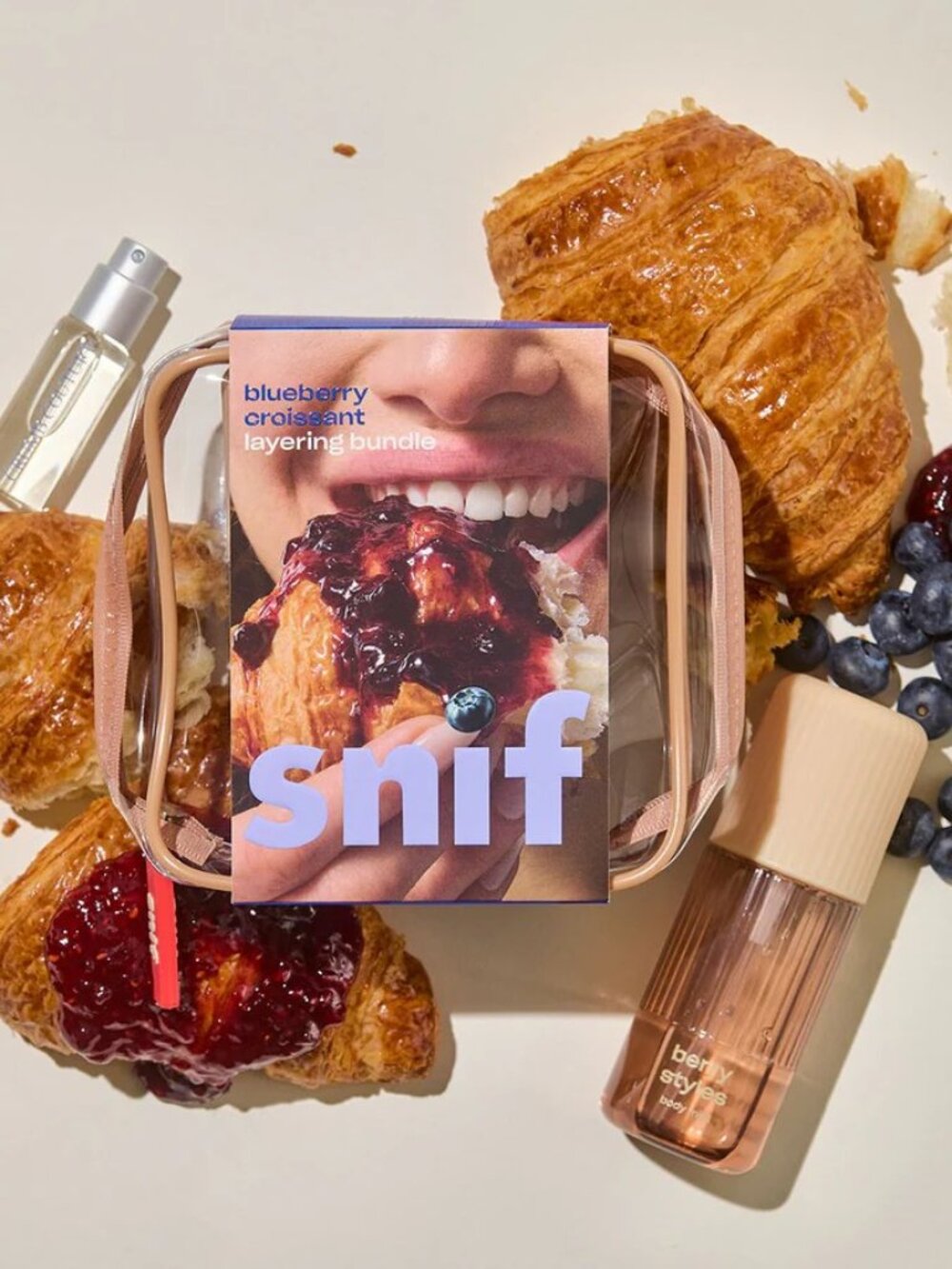 SNIF Berry Croissant Layering Bundle EMPTY BOTTLES